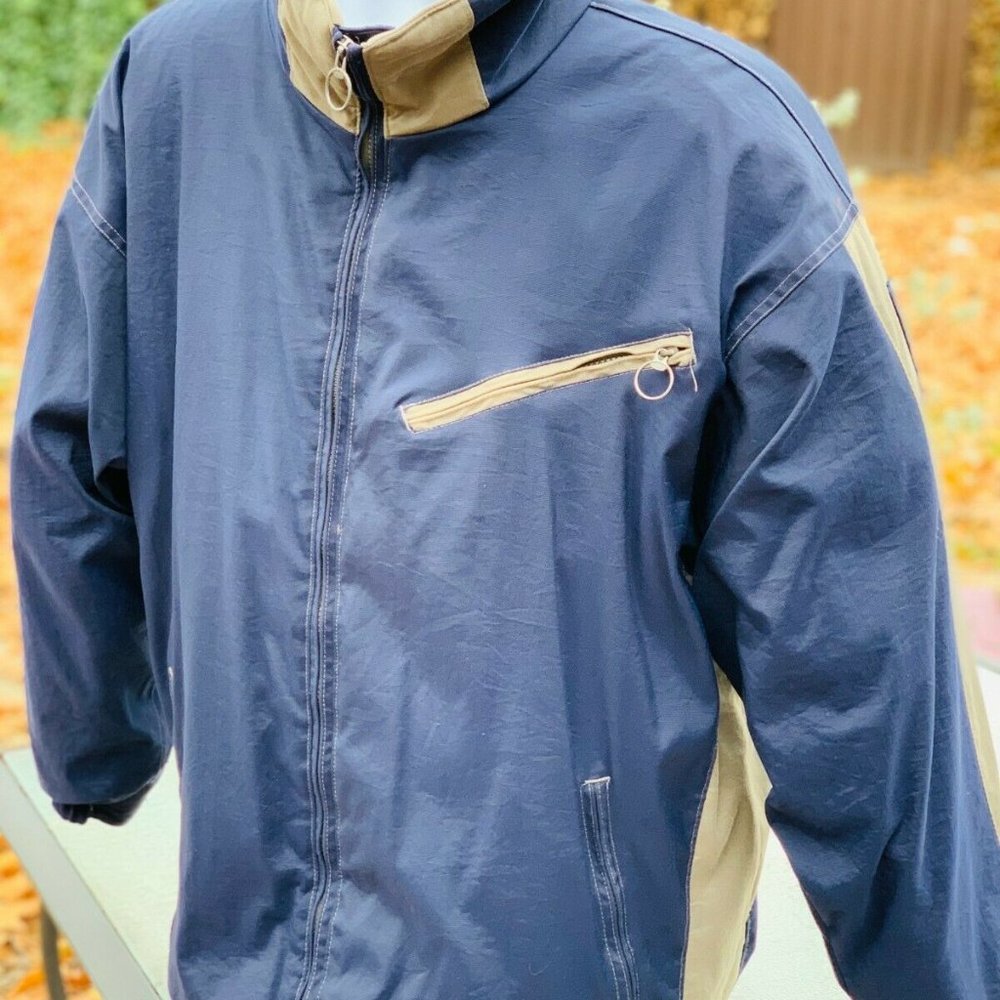 Vintage Columbia Mens Blue Insulated Fleece Lined